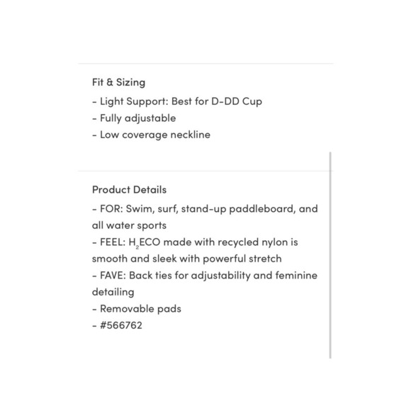 Athleta Colorblock Triangle Bikini Top - Picture 3 of 5